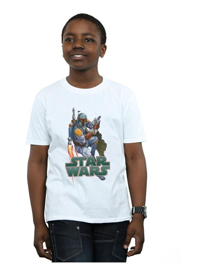 Star Wars - T-shirt FIRED UP Blanc - Kiabi