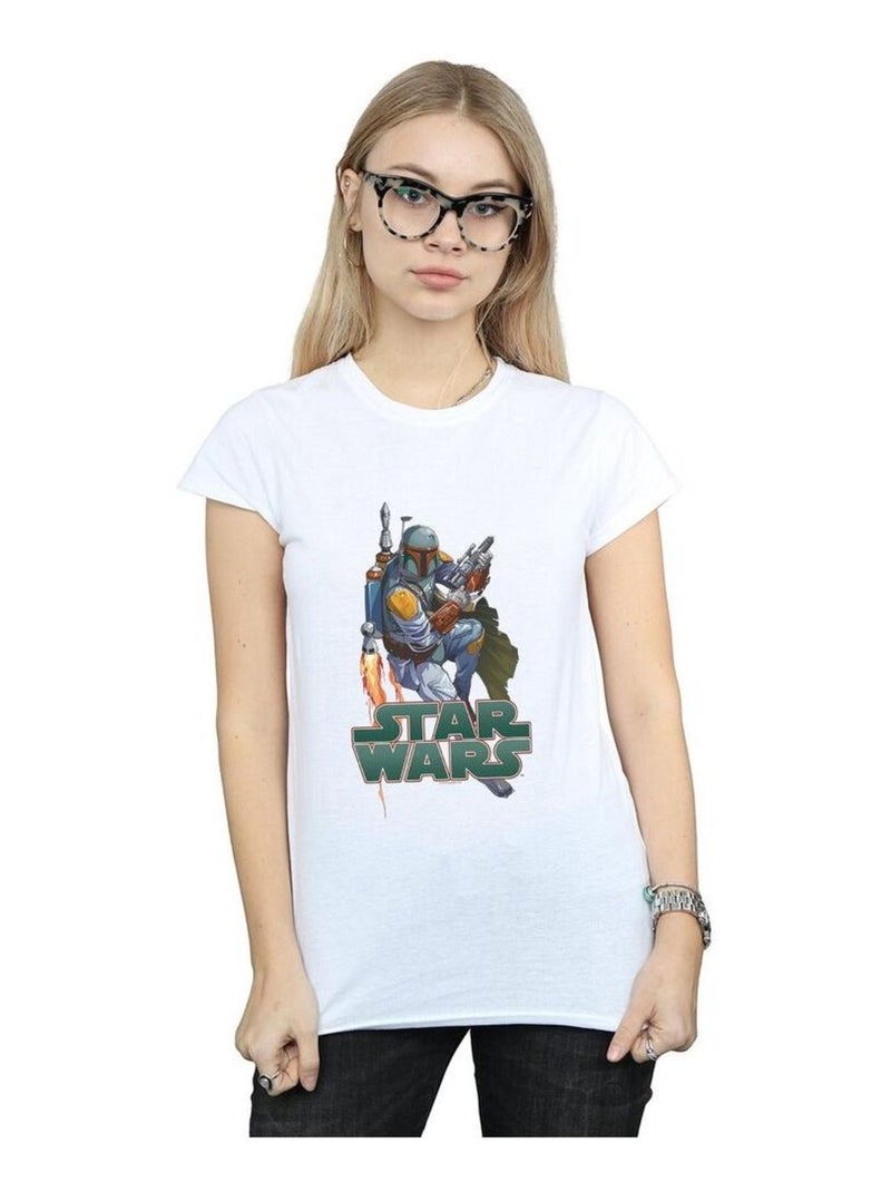 Star Wars - T-shirt FIRED UP Blanc - Kiabi