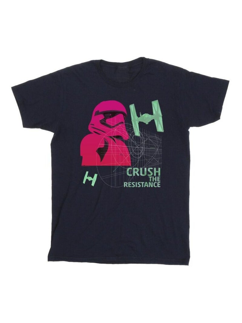 Star Wars - T-shirt FIRST ORDER Bleu marine - Kiabi