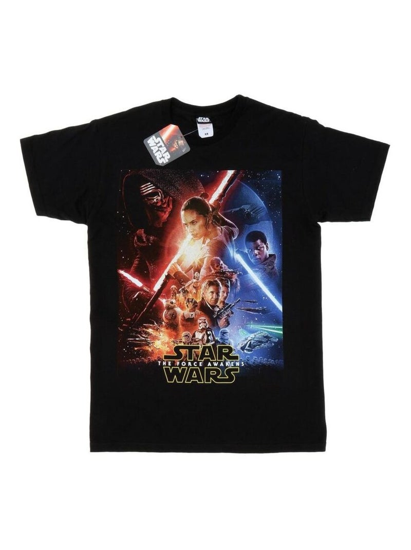 Star Wars - T-shirt FORCE AWAKENS Noir - Kiabi
