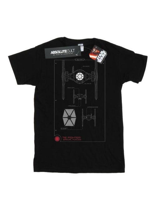 Star Wars - T-shirt FORCE AWAKENS TIE FIGHTER - Kiabi