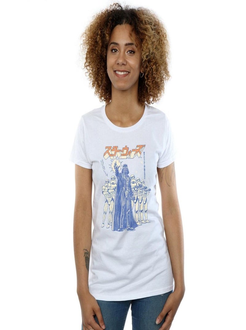 Star Wars - T-shirt FORCE CHOKE Blanc - Kiabi