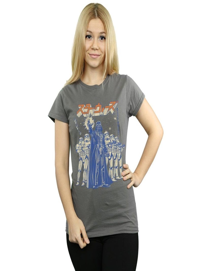 Star Wars - T-shirt FORCE CHOKE Gris Noir - Kiabi
