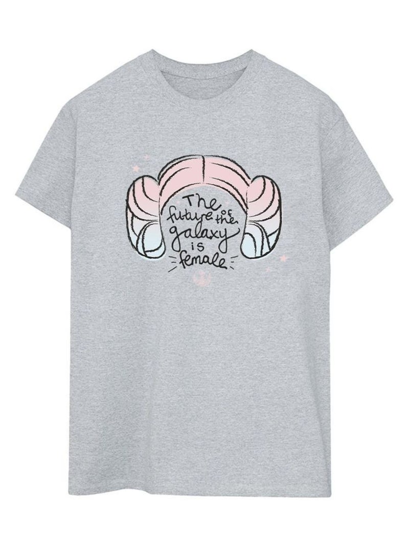 Star Wars - T-shirt FUTURE OF THE GALAXY Gris chiné - Kiabi