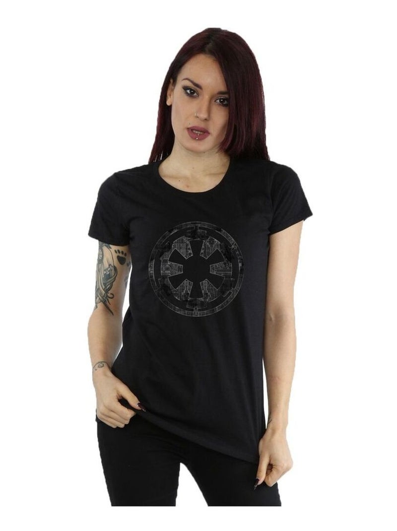 Star Wars - T-shirt GALACTIC EMPIRE PLANS Noir - Kiabi