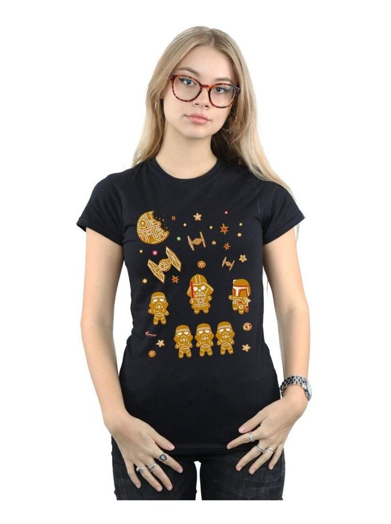 Star Wars - T-shirt GINGERBREAD EMPIRE Noir - Kiabi