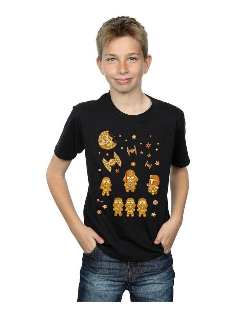 Star Wars - T-shirt GINGERBREAD EMPIRE Noir - Kiabi