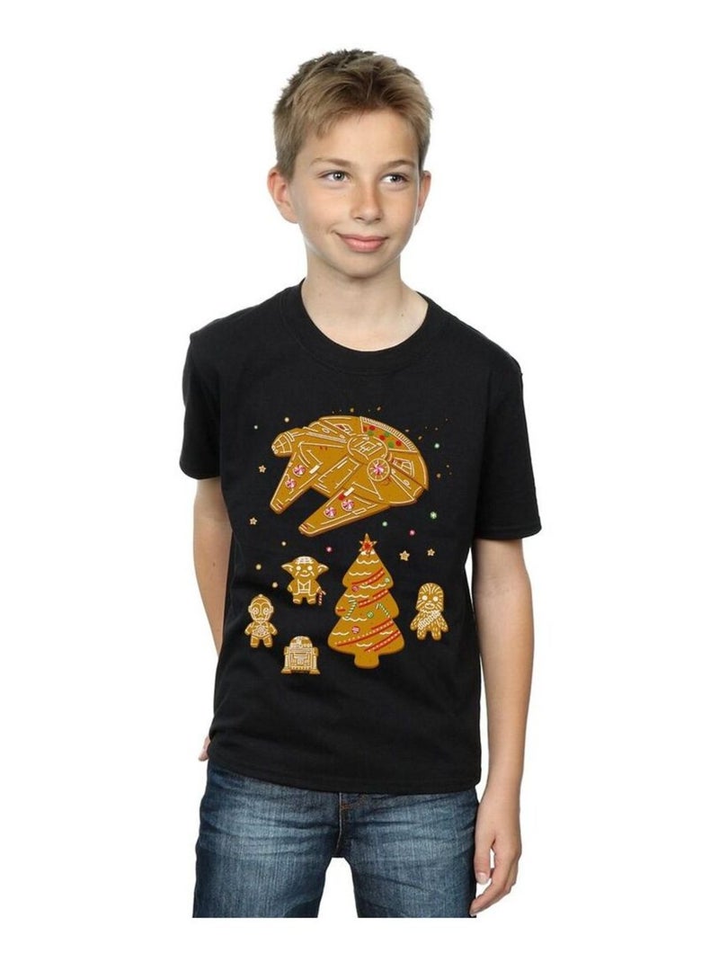 Star Wars - T-shirt GINGERBREAD REBELS Noir - Kiabi
