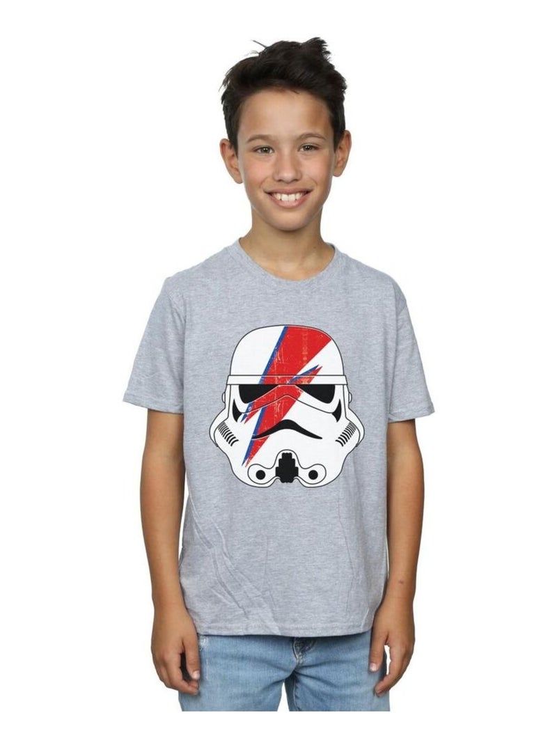 Star Wars - T-shirt GLAM Gris chiné - Kiabi