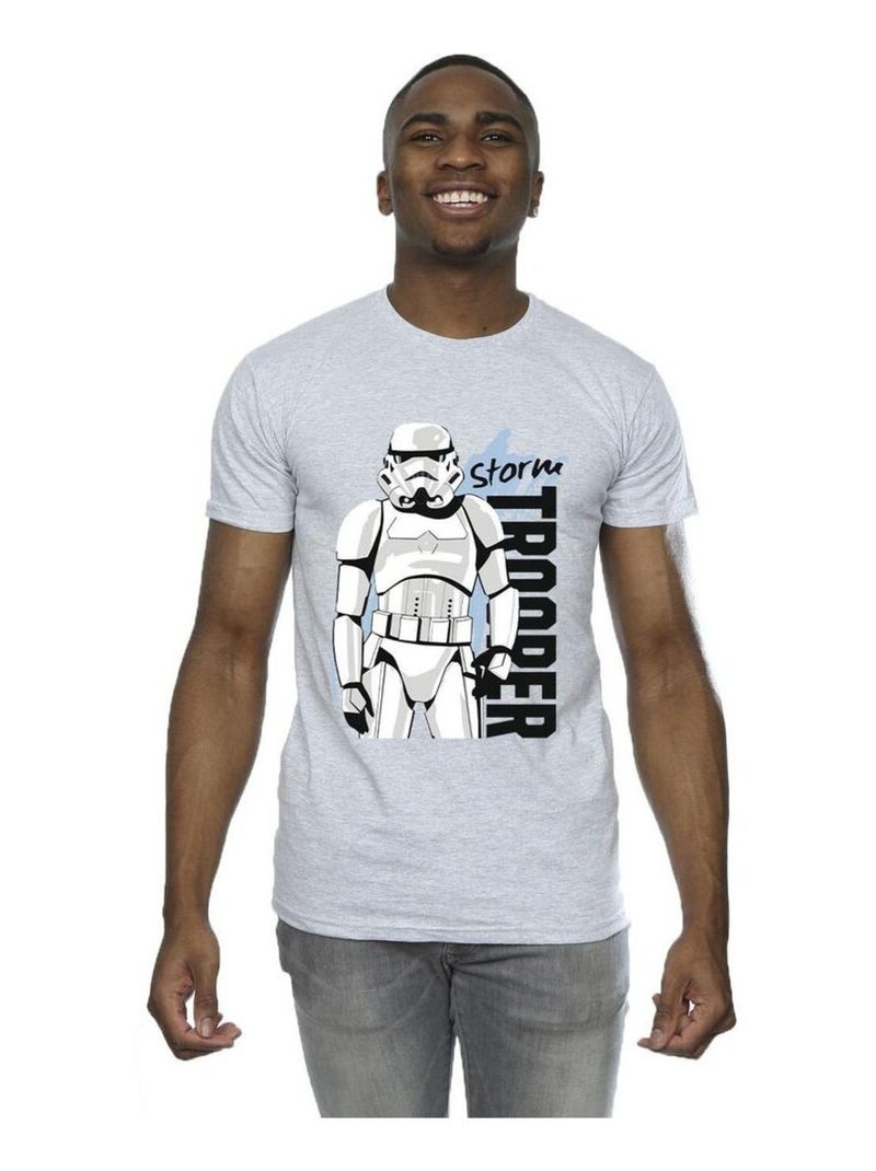 Star Wars - T-shirt Gris chiné - Kiabi