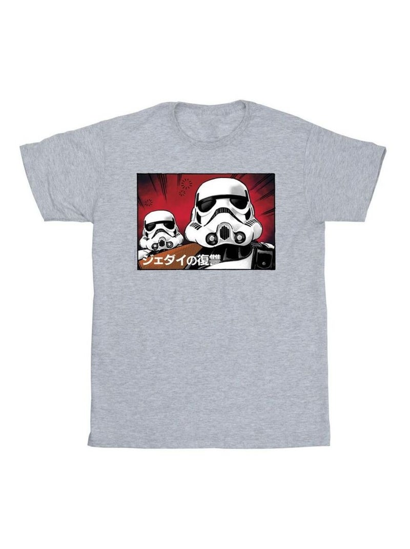 Star Wars - T-shirt Gris chiné - Kiabi