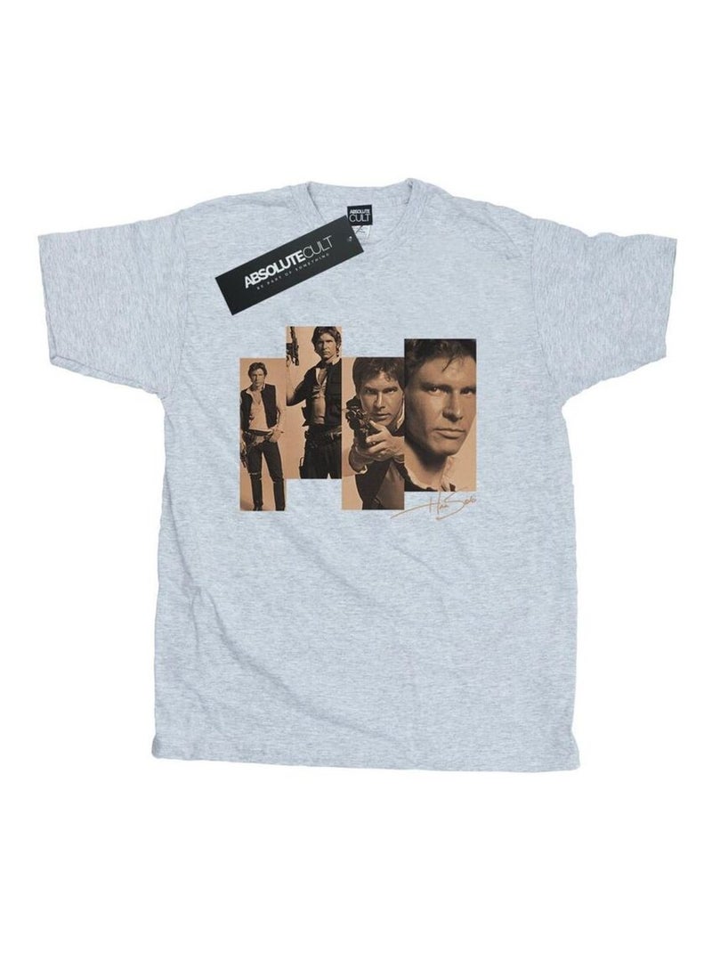Star Wars - T-shirt Gris chiné - Kiabi