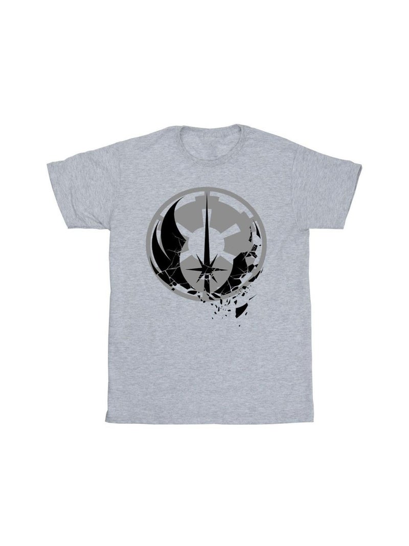 Star Wars - T-shirt Gris chiné - Kiabi