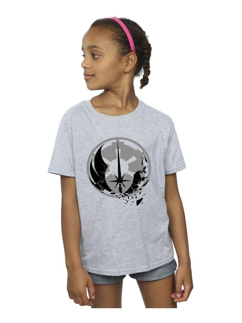 Star Wars - T-shirt Gris chiné - Kiabi