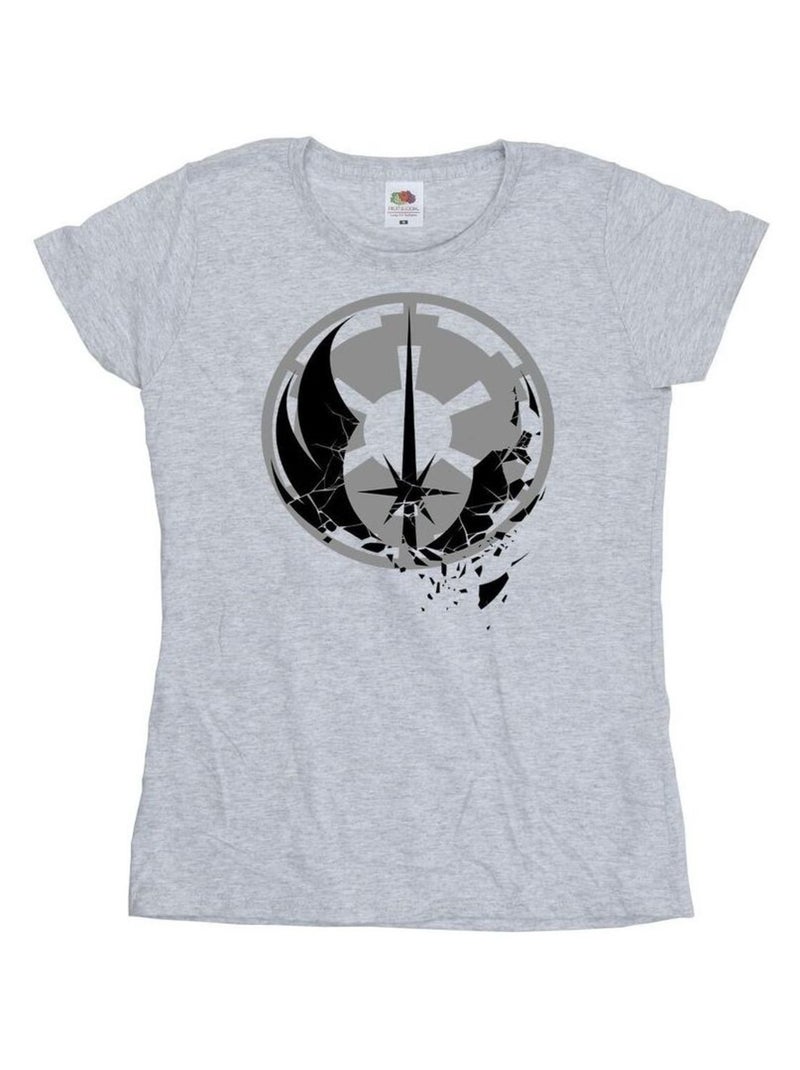 Star Wars - T-shirt Gris chiné - Kiabi
