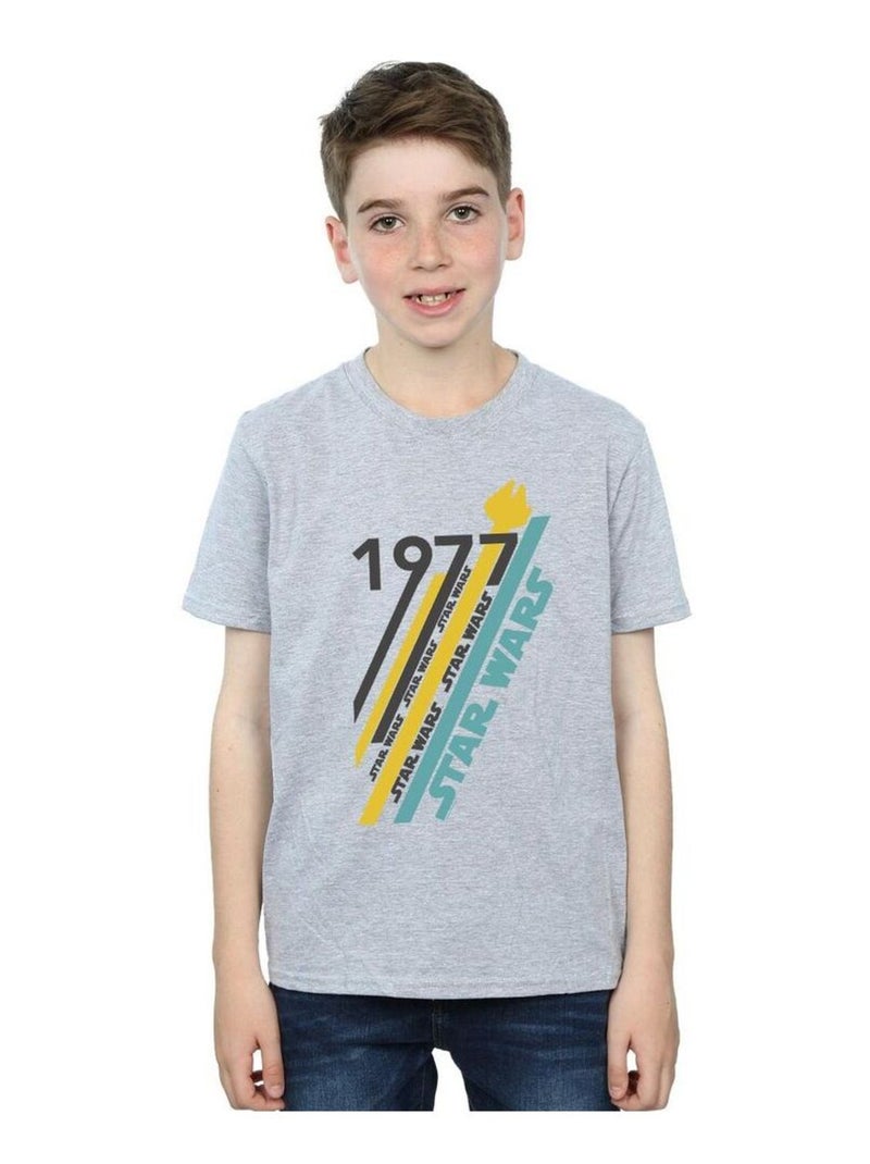 Star Wars - T-shirt Gris chiné - Kiabi
