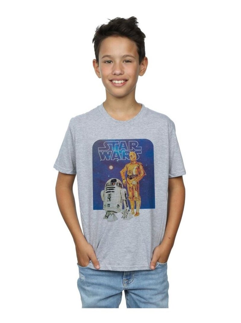 Star Wars - T-shirt Gris chiné - Kiabi