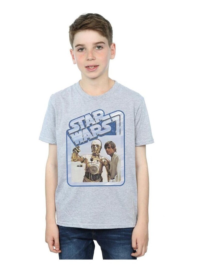 Star Wars - T-shirt Gris chiné - Kiabi