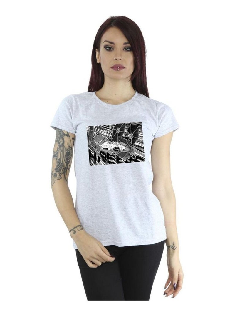 Star Wars - T-shirt Gris chiné - Kiabi