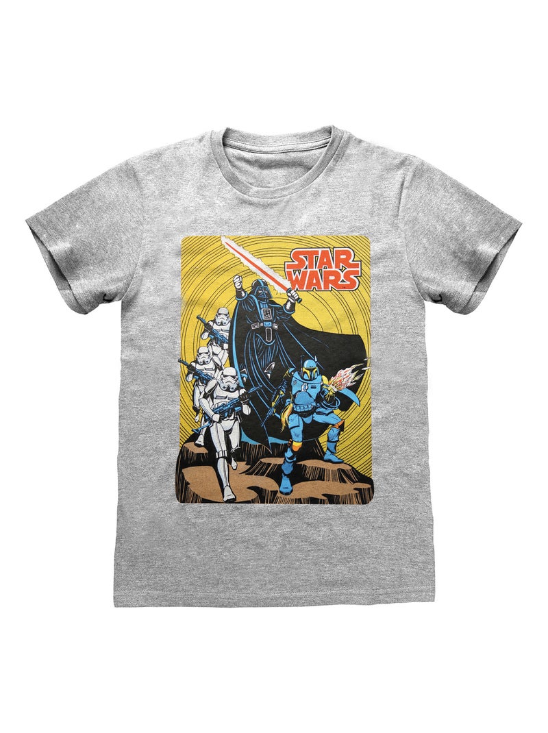 Star Wars - T-shirt Gris - Kiabi
