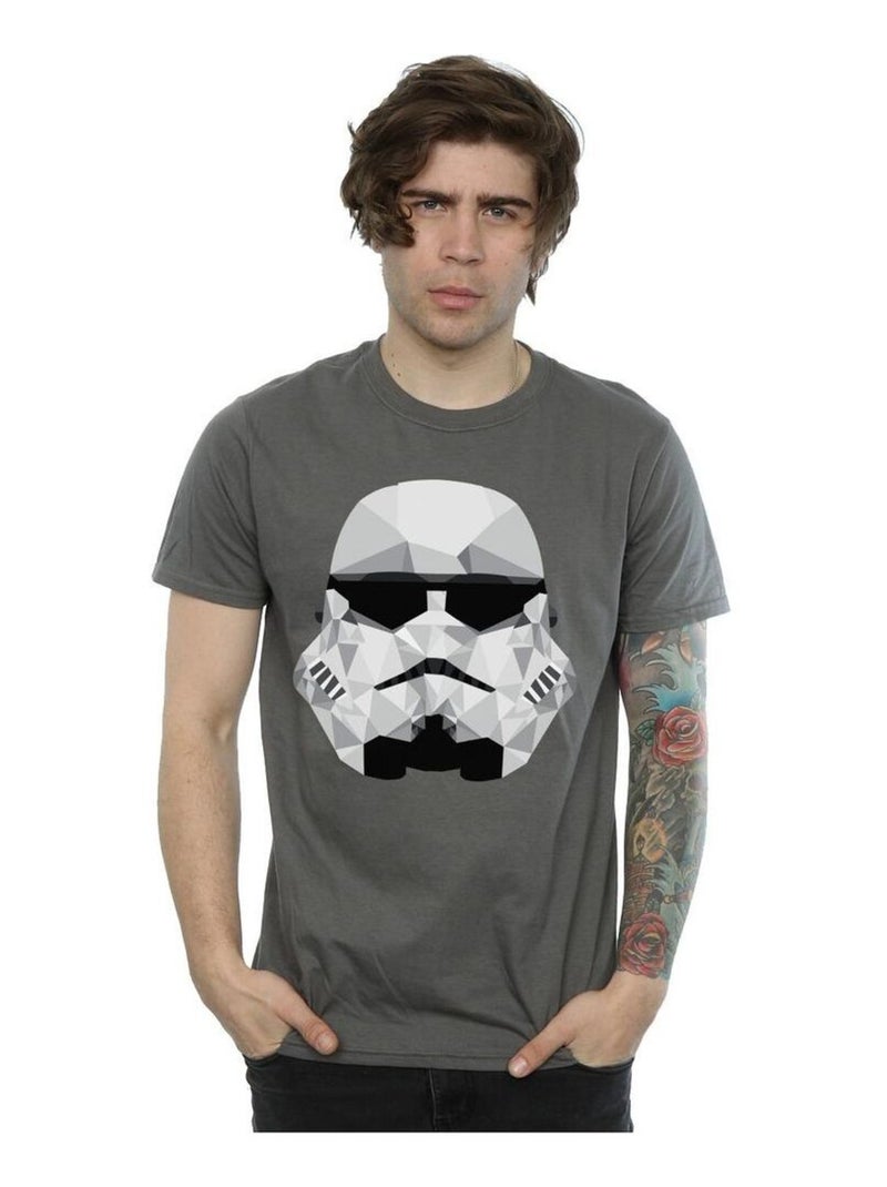 Star Wars - T-shirt Gris Noir - Kiabi