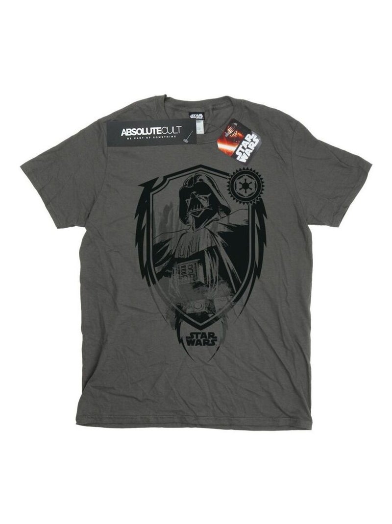 Star Wars - T-shirt Gris Noir - Kiabi
