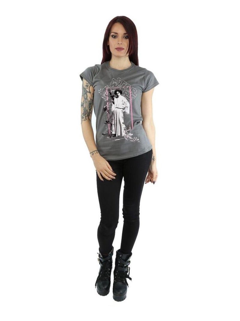 Star Wars - T-shirt Gris Noir - Kiabi