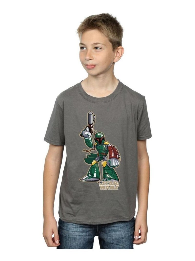 Star Wars - T-shirt Gris Noir - Kiabi