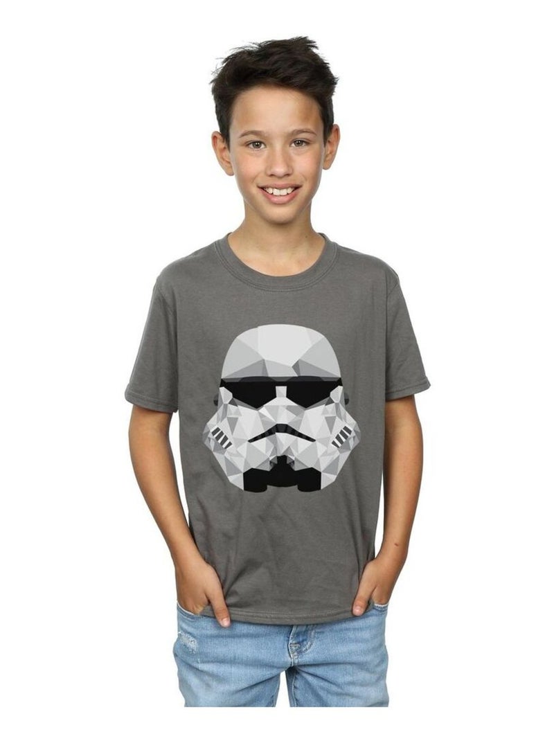 Star Wars - T-shirt Gris Noir - Kiabi