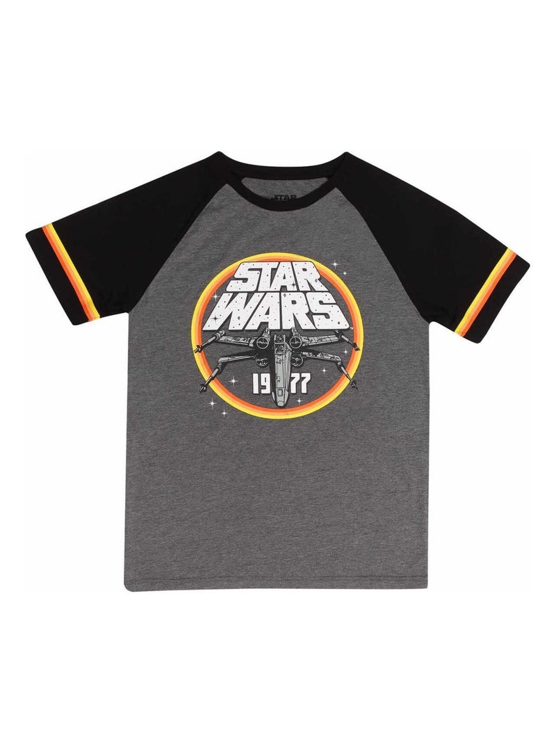 Star Wars - T-shirt Gris Noir - Kiabi
