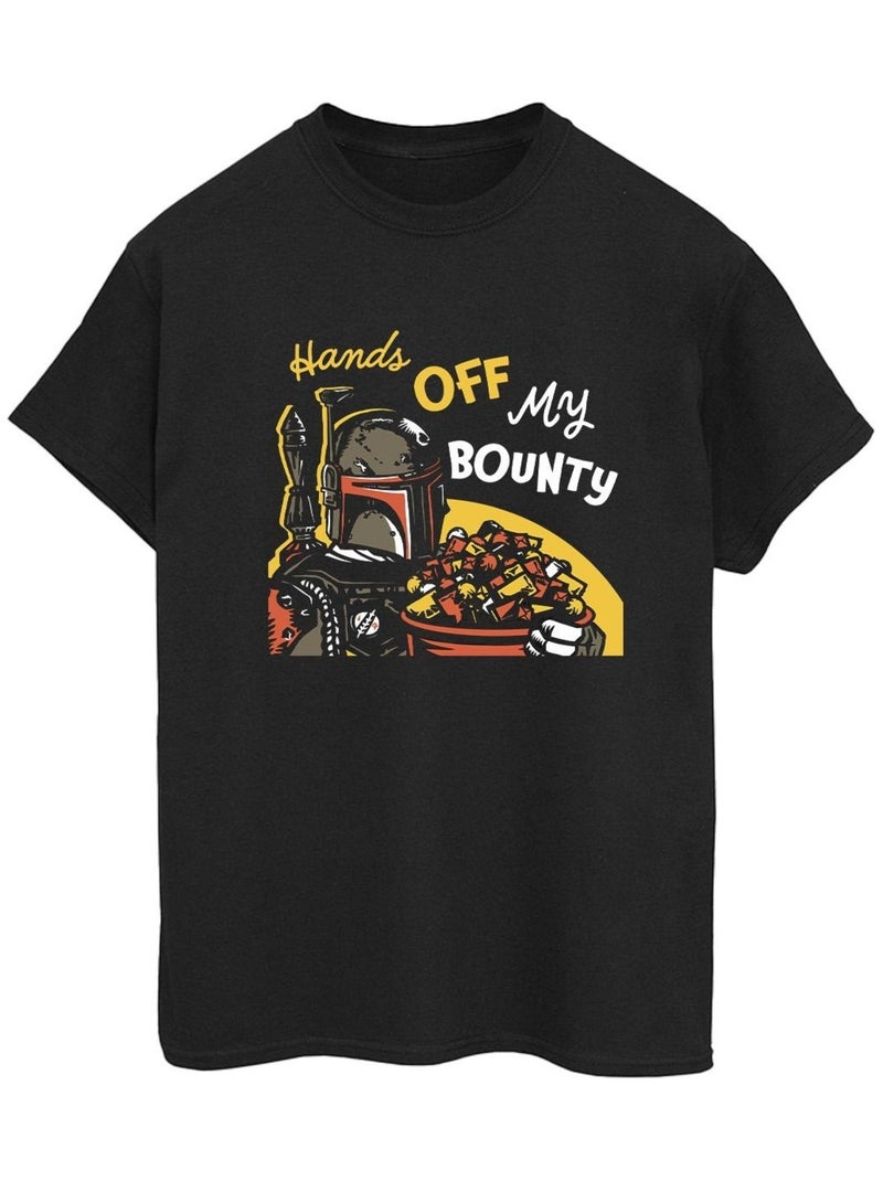 Star Wars - T-shirt HANDS OFF MY BOUNTY Noir - Kiabi