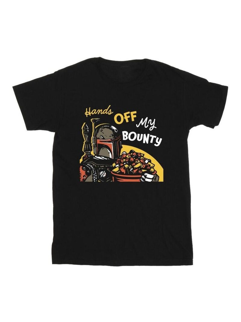 Star Wars - T-shirt HANDS OFF MY BOUNTY Noir - Kiabi