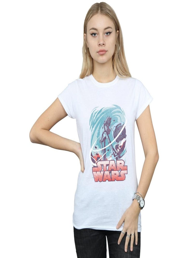 Star Wars - T-shirt HOTH Blanc - Kiabi