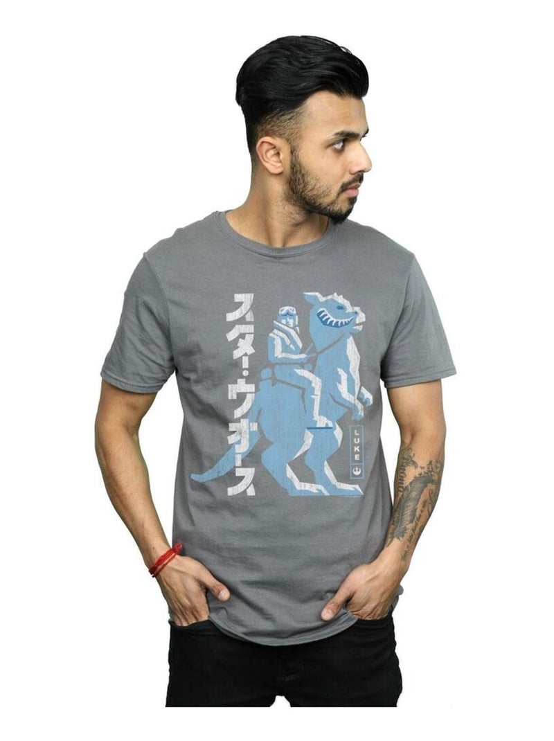Star Wars - T-shirt HOTH Gris Noir - Kiabi