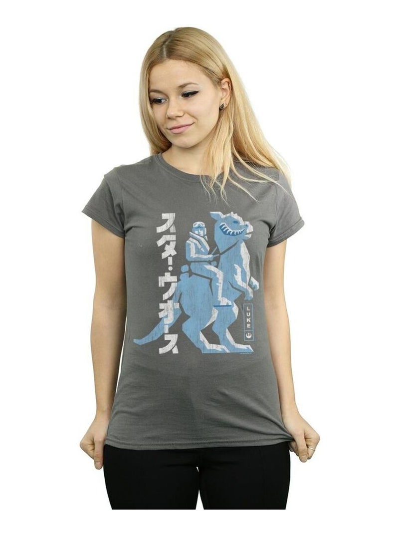 Star Wars - T-shirt HOTH Gris Noir - Kiabi
