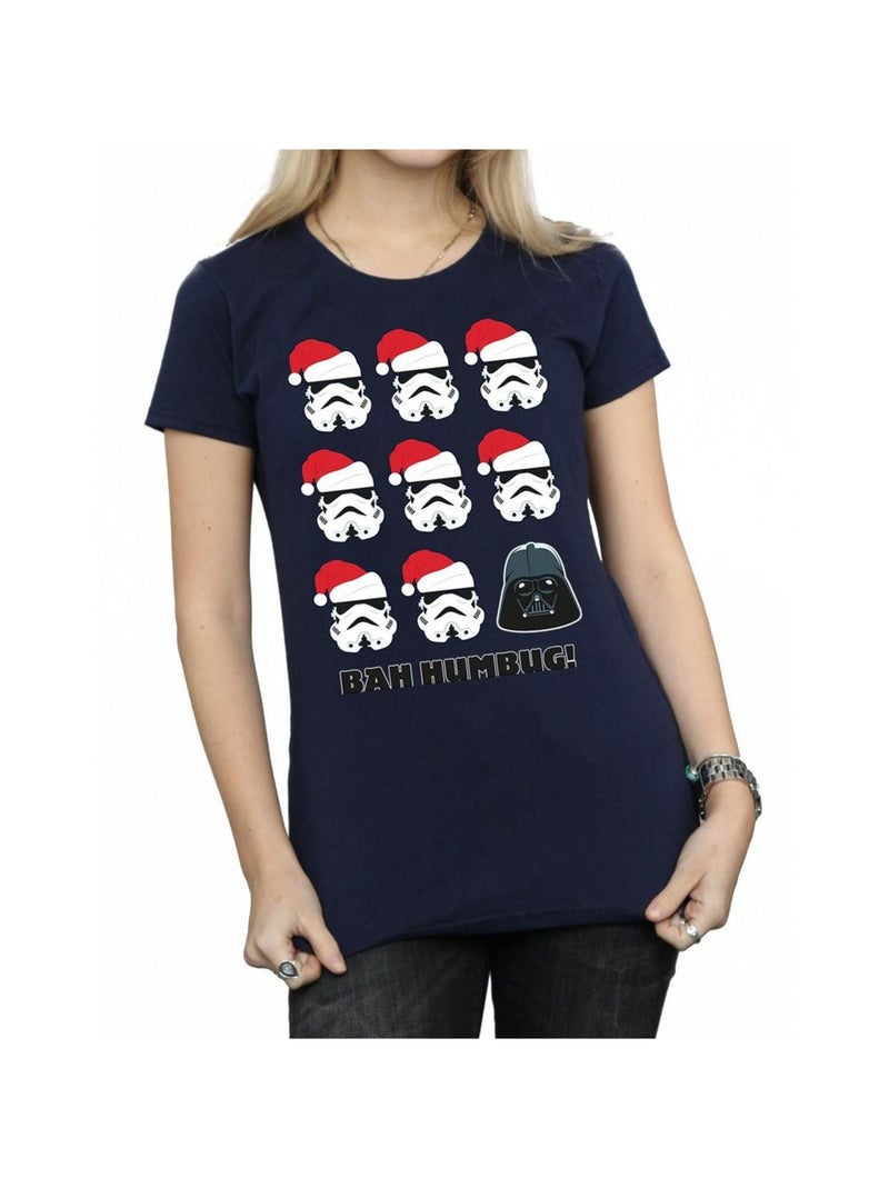 Star Wars - T-shirt HUMBUG Bleu marine - Kiabi