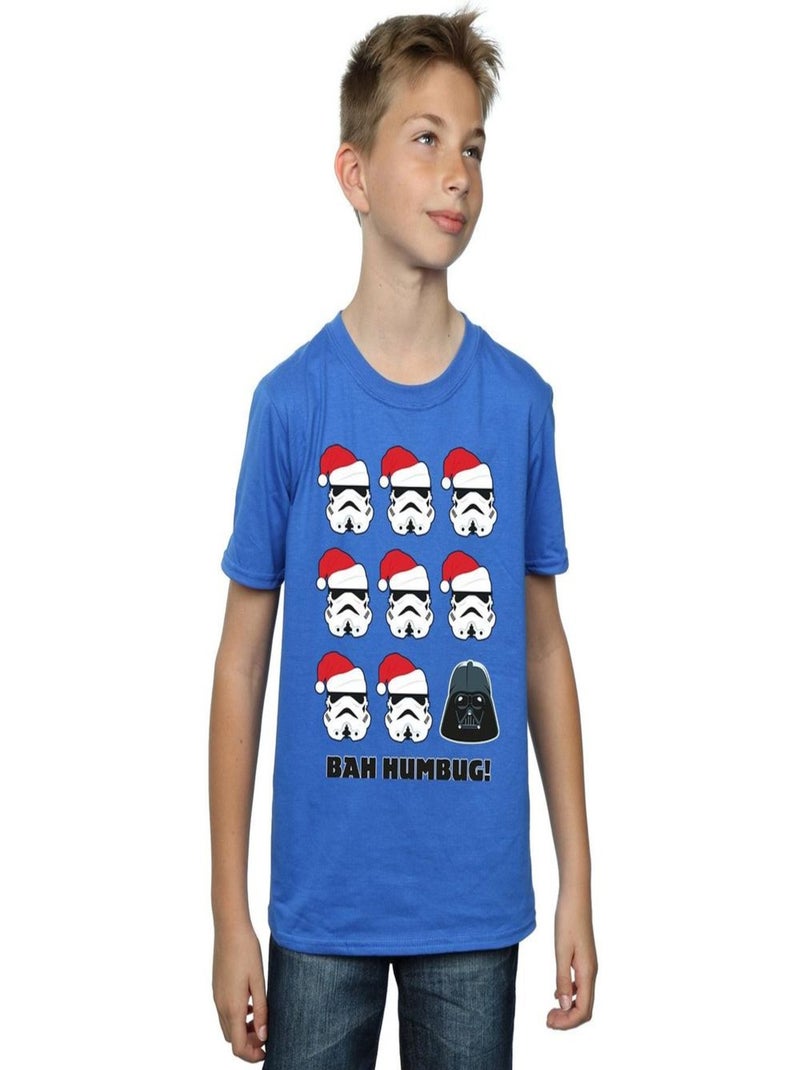 Star Wars - T-shirt HUMBUG Bleu roi - Kiabi