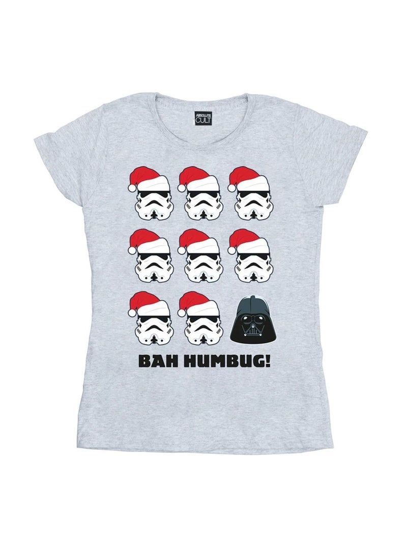 Star Wars - T-shirt HUMBUG Gris chiné - Kiabi
