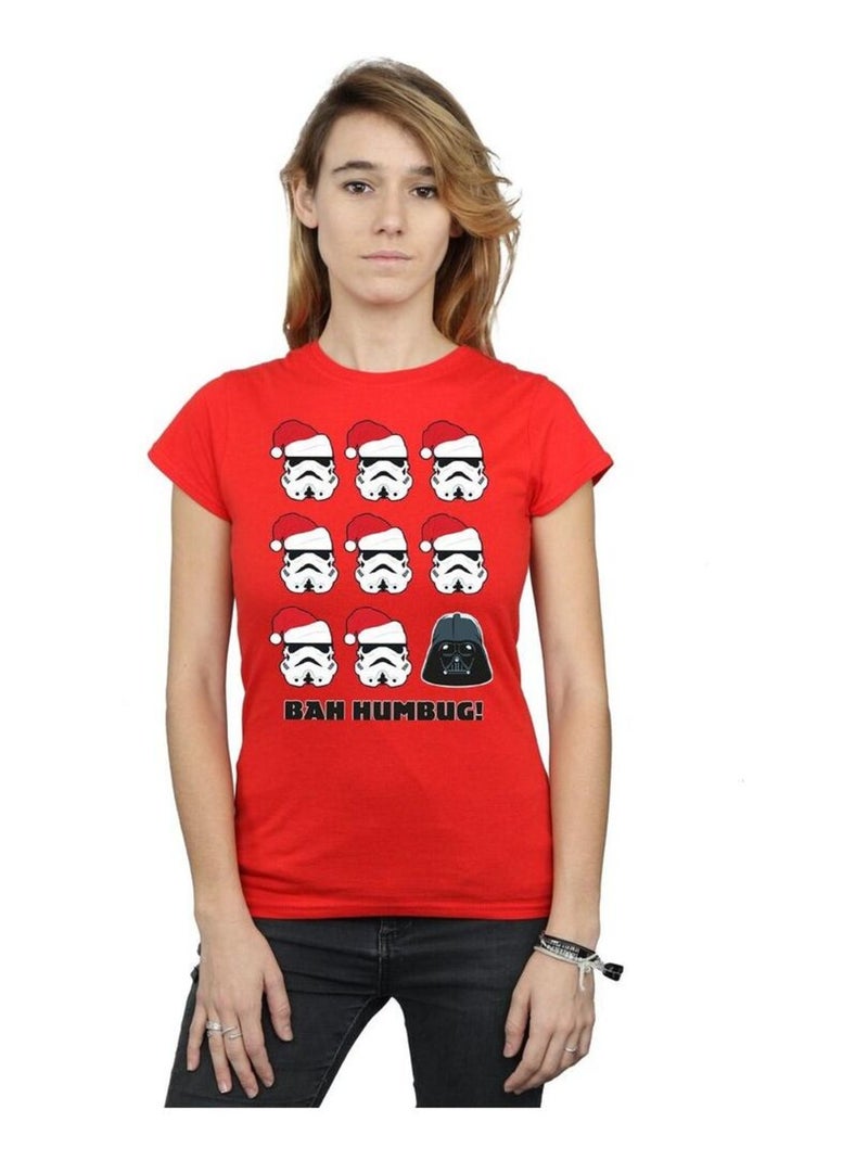 Star Wars - T-shirt HUMBUG Rouge - Kiabi