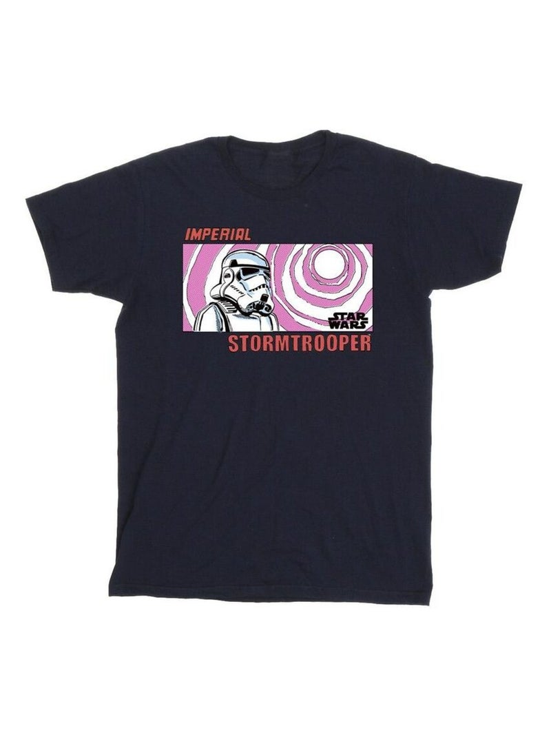 Star Wars - T-shirt IMPERIAL Bleu marine - Kiabi