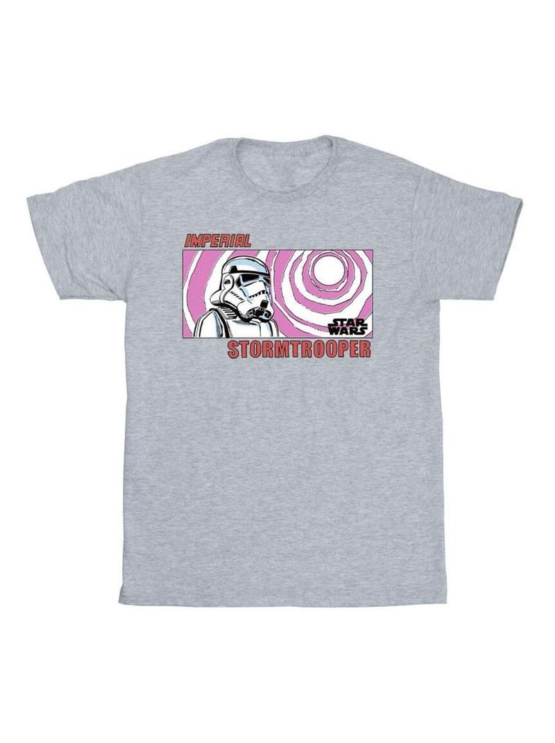 Star Wars - T-shirt IMPERIAL Gris chiné - Kiabi