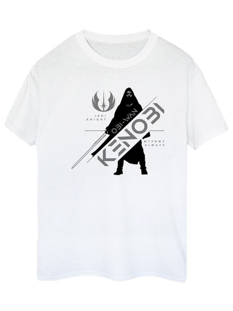 Star Wars - T-shirt JEDI KNIGHT Blanc - Kiabi