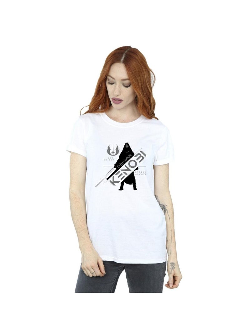 Star Wars - T-shirt JEDI KNIGHT Blanc - Kiabi