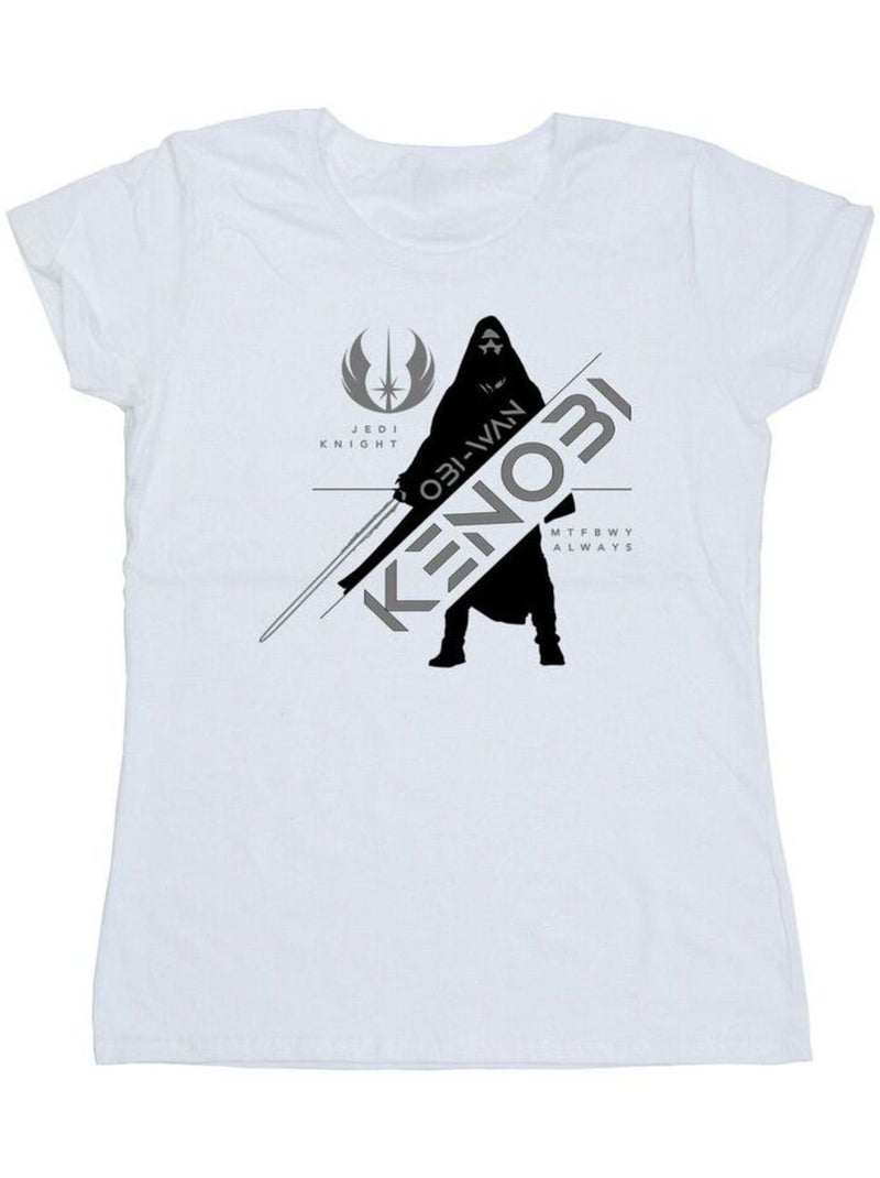 Star Wars - T-shirt JEDI KNIGHT Blanc - Kiabi