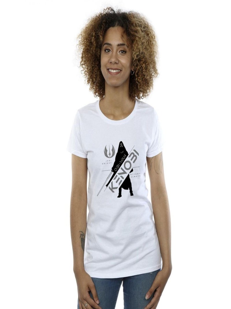 Star Wars - T-shirt JEDI KNIGHT Blanc - Kiabi