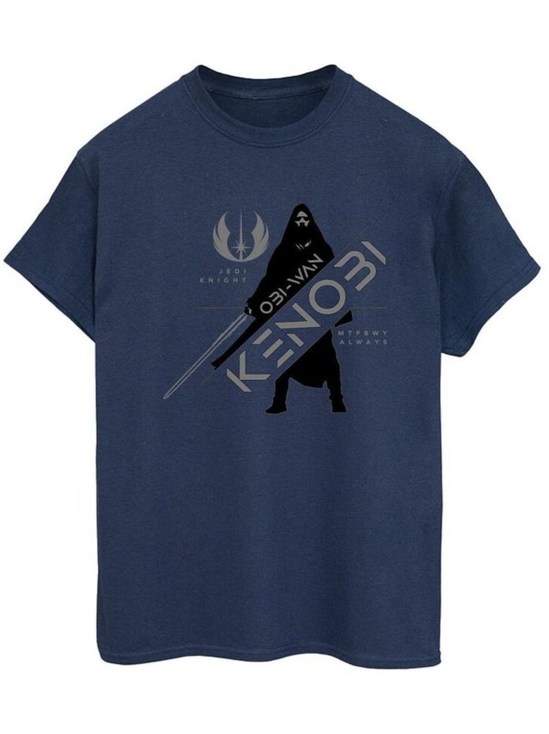 Star Wars - T-shirt JEDI KNIGHT Bleu marine - Kiabi