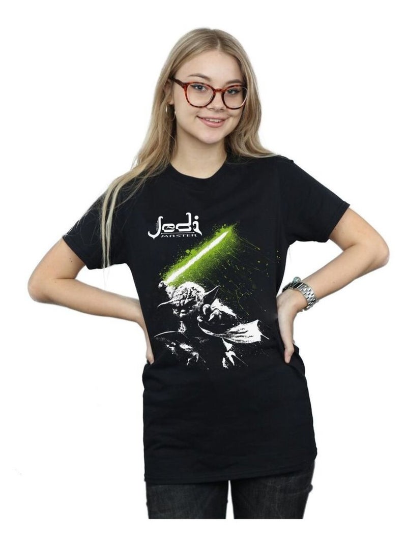 Star Wars - T-shirt JEDI MASTER Noir - Kiabi