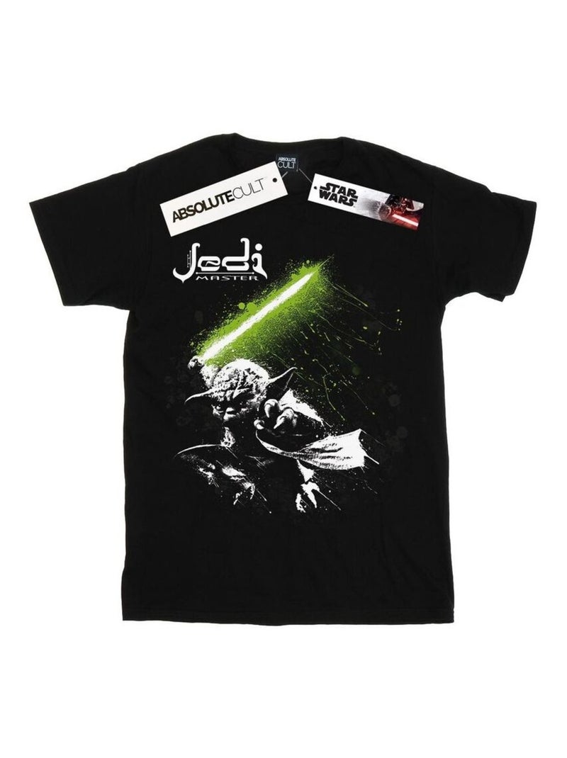 Star Wars - T-shirt JEDI MASTER Noir - Kiabi