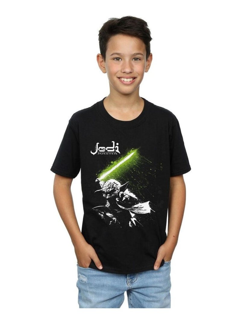Star Wars - T-shirt JEDI MASTER Noir - Kiabi