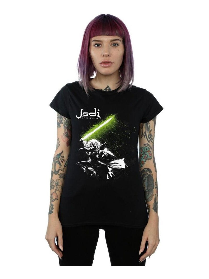 Star Wars - T-shirt JEDI MASTER Noir - Kiabi